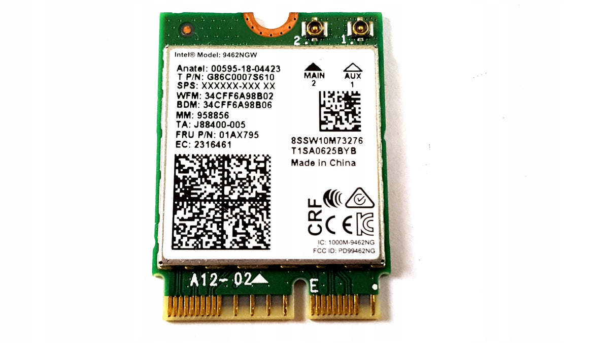WIFI CARD INTEL MODEL: 9462NGW new