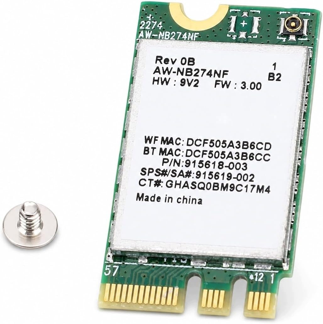 WIFI CARD M.2 NGFF 300MBPS BLUETOOTH 4.0 LAPTOP MODULE