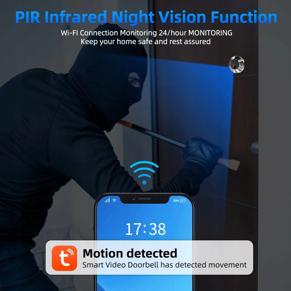 WIFI ELECTRONIC VIEWFINDER 4,3'' PIR AUDIO MICROSD Manufacturer code 5905995872968