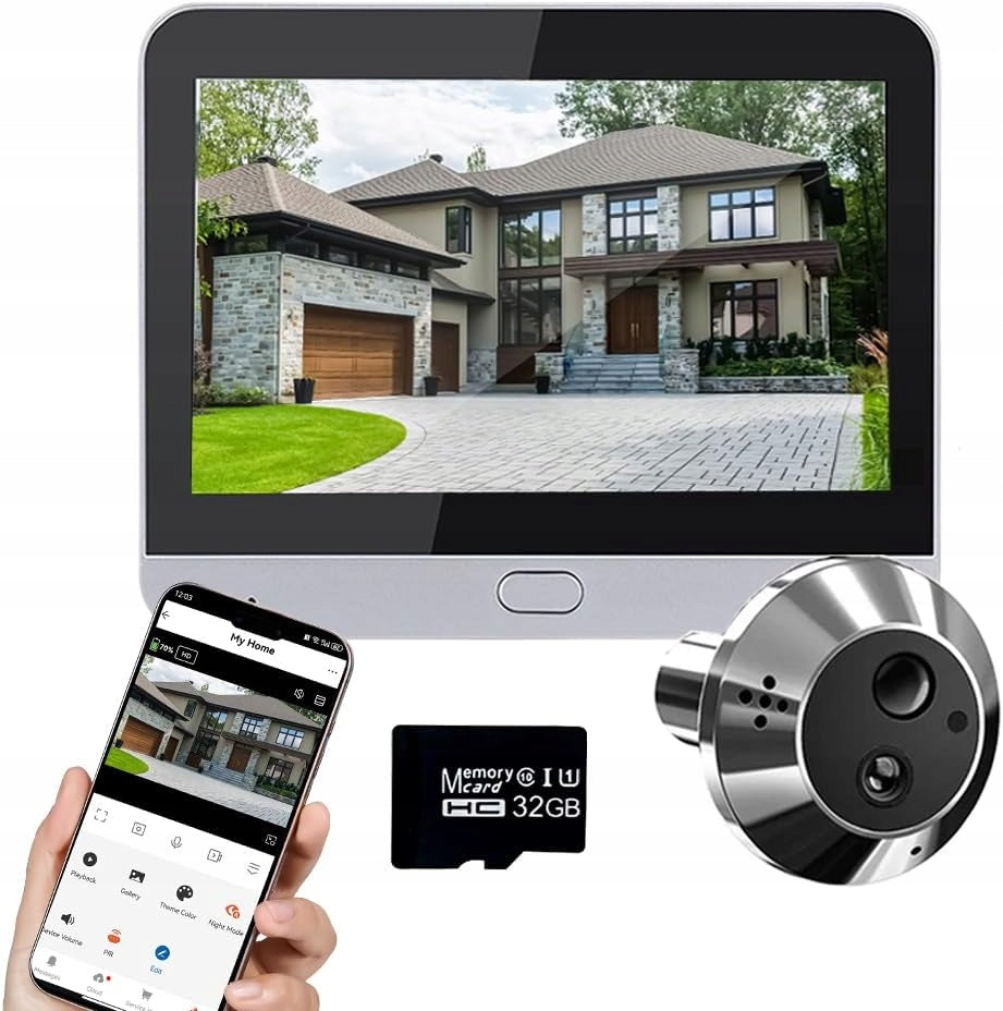 WIFI ELECTRONIC VIEWFINDER 4,3'' PIR AUDIO MICROSD