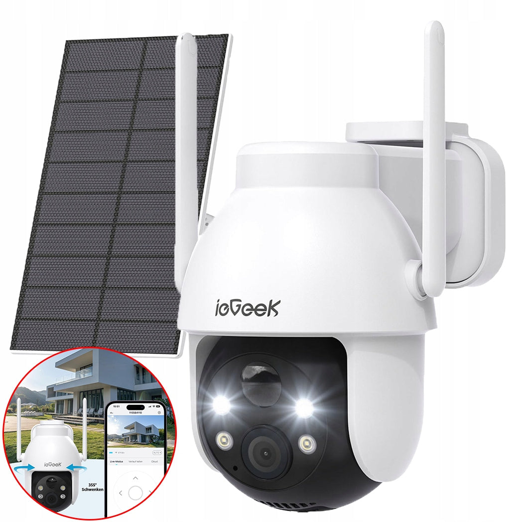 WIFI IP SMART CAMERA EXTERNAL ROTATING 3MPX 2K 4x ZOOM FOR SURVEILLANCE