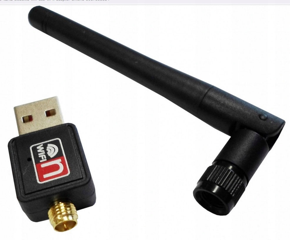 WIFI NETWORK CARD USB WI-FI ADAPTER + ANTENNA Manufacturer code 8y
