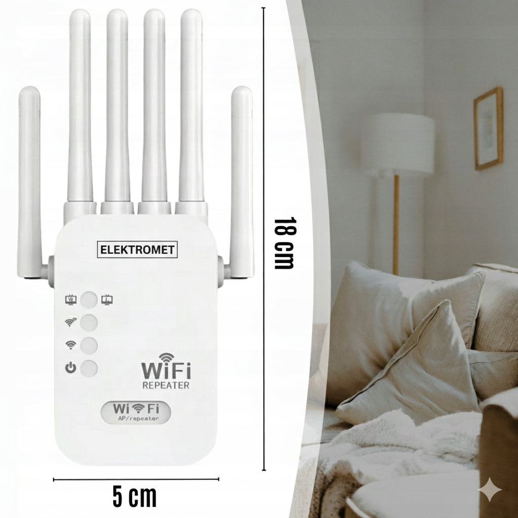 WIFI RANGE SIGNAL AMPLIFIER REPEATER EXTERNAL EXTENDER STRONG Packaging status original