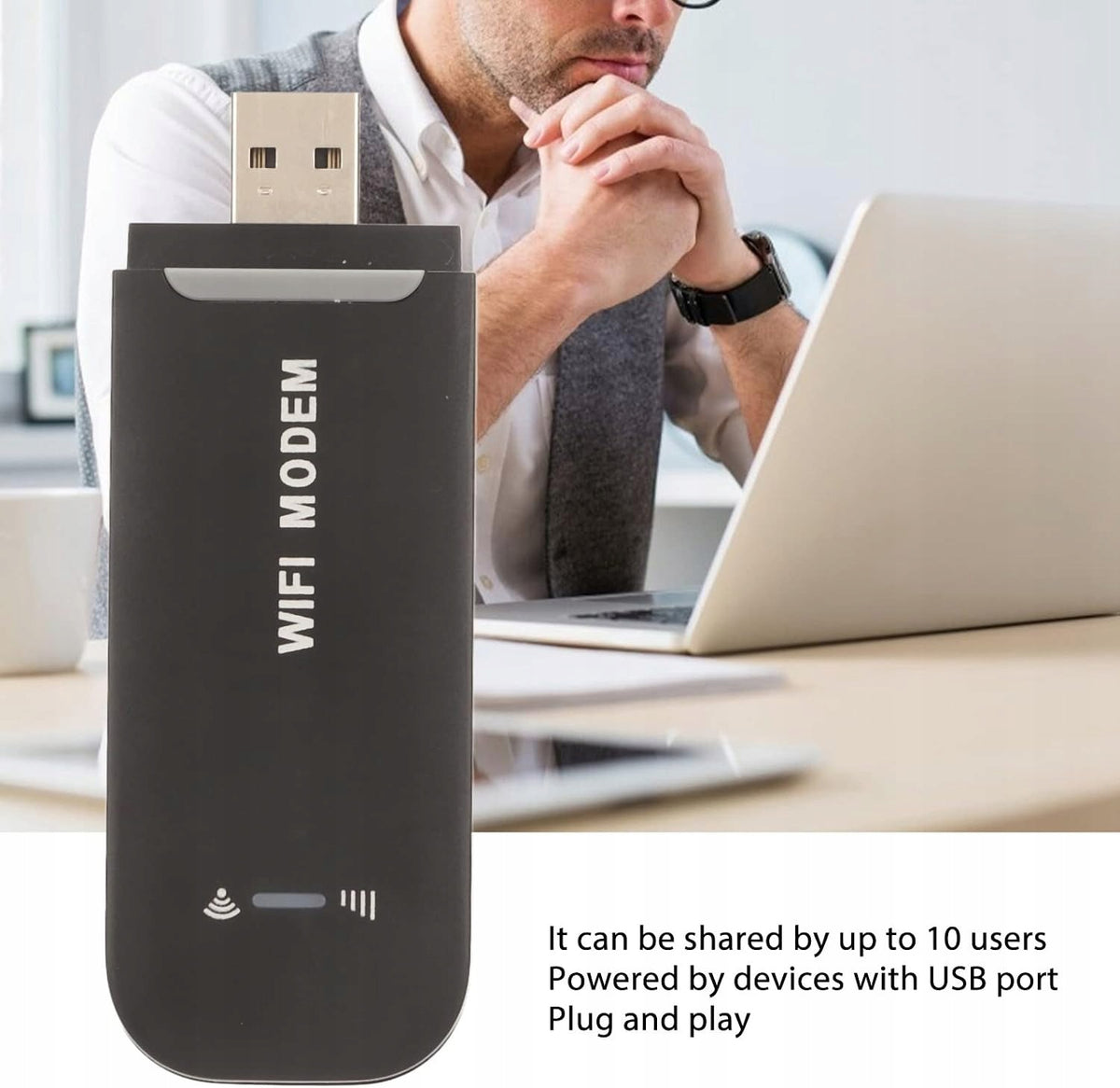 WIFI ROUTER 4G LTE USB POCKET HOTSPOT UP TO 10 SIM USERS Model Jectse9tuw4zpcan