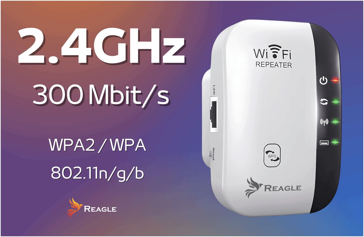 WIFI SIGNAL NETWORK AMPLIFIER 2.4 GHz 802.11n REAPETER 300MB/S EXTENDER 3in1 Packaging status original