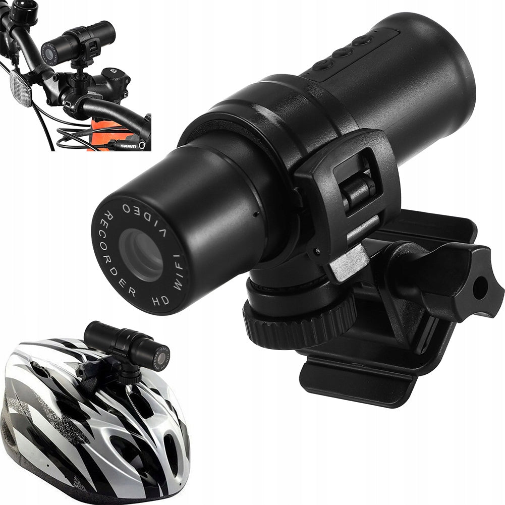 WIFI SPORTS CAMERA WITH HANDLEBAR HELMET HOLDER