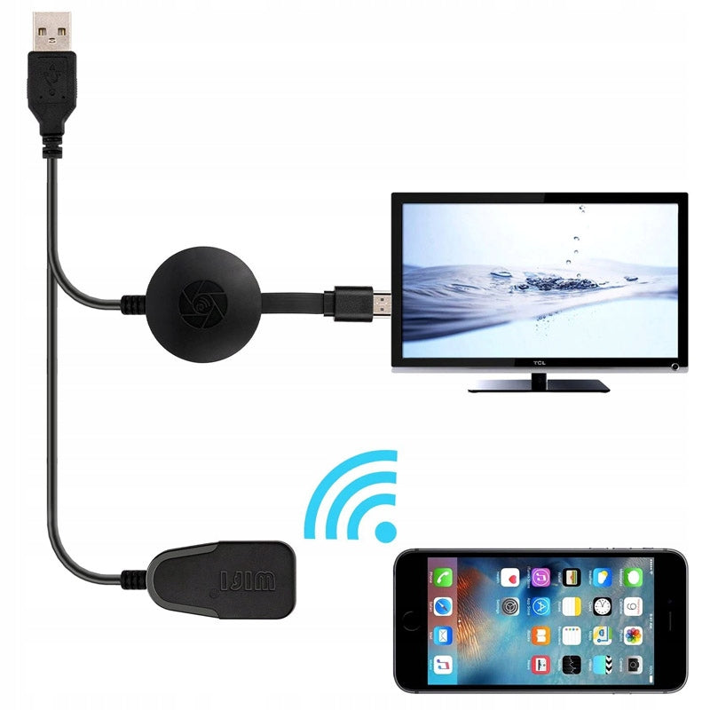 WIFI WIRELESS ADAPTER FOR HDMI FULL HD MIRRORSCREEN CHROMECAST JACK Packaging status original