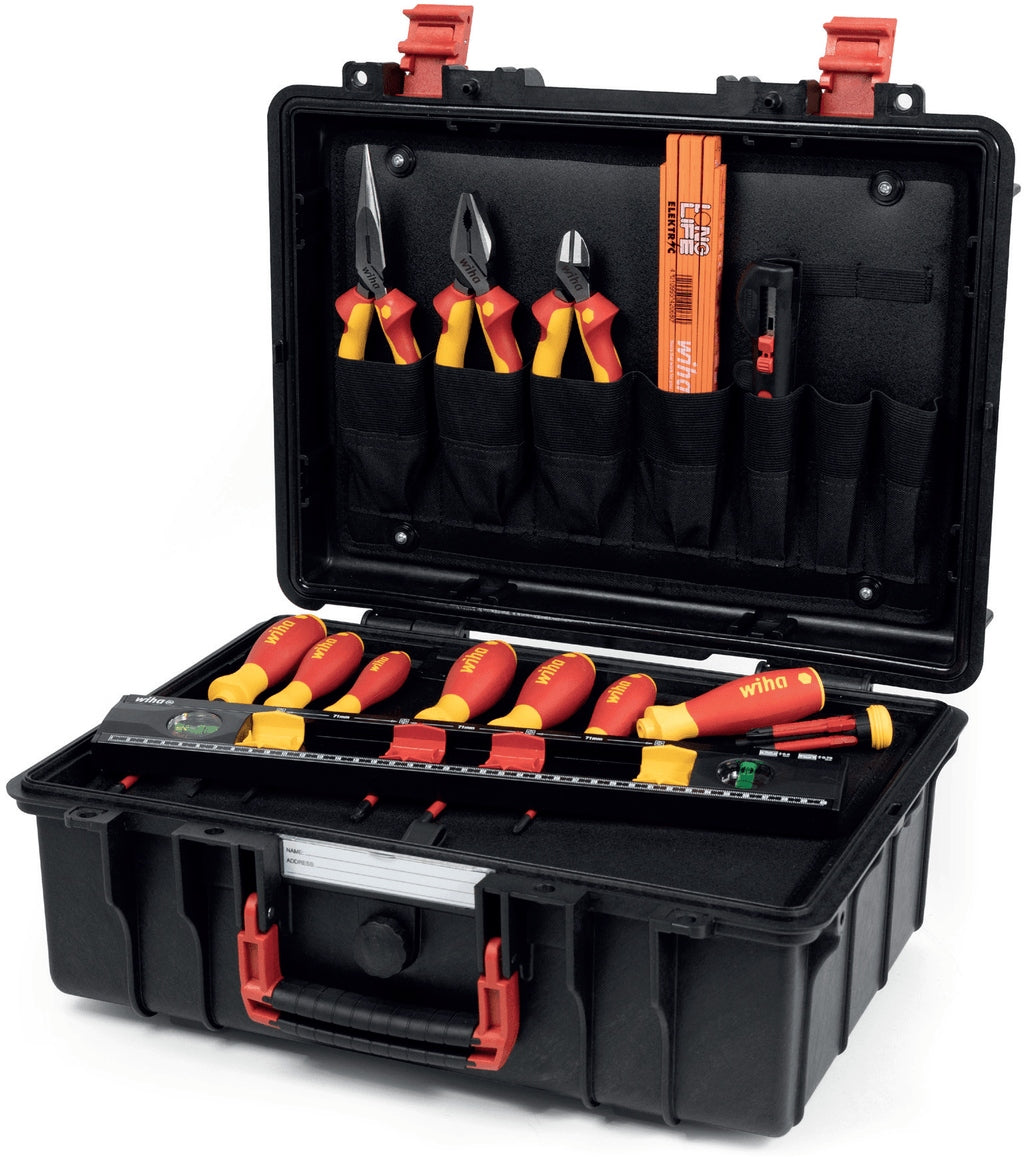 WIHA 45530 Electrician's Tool Case - Basic Set L (18-Piece) Number of items in the set 18