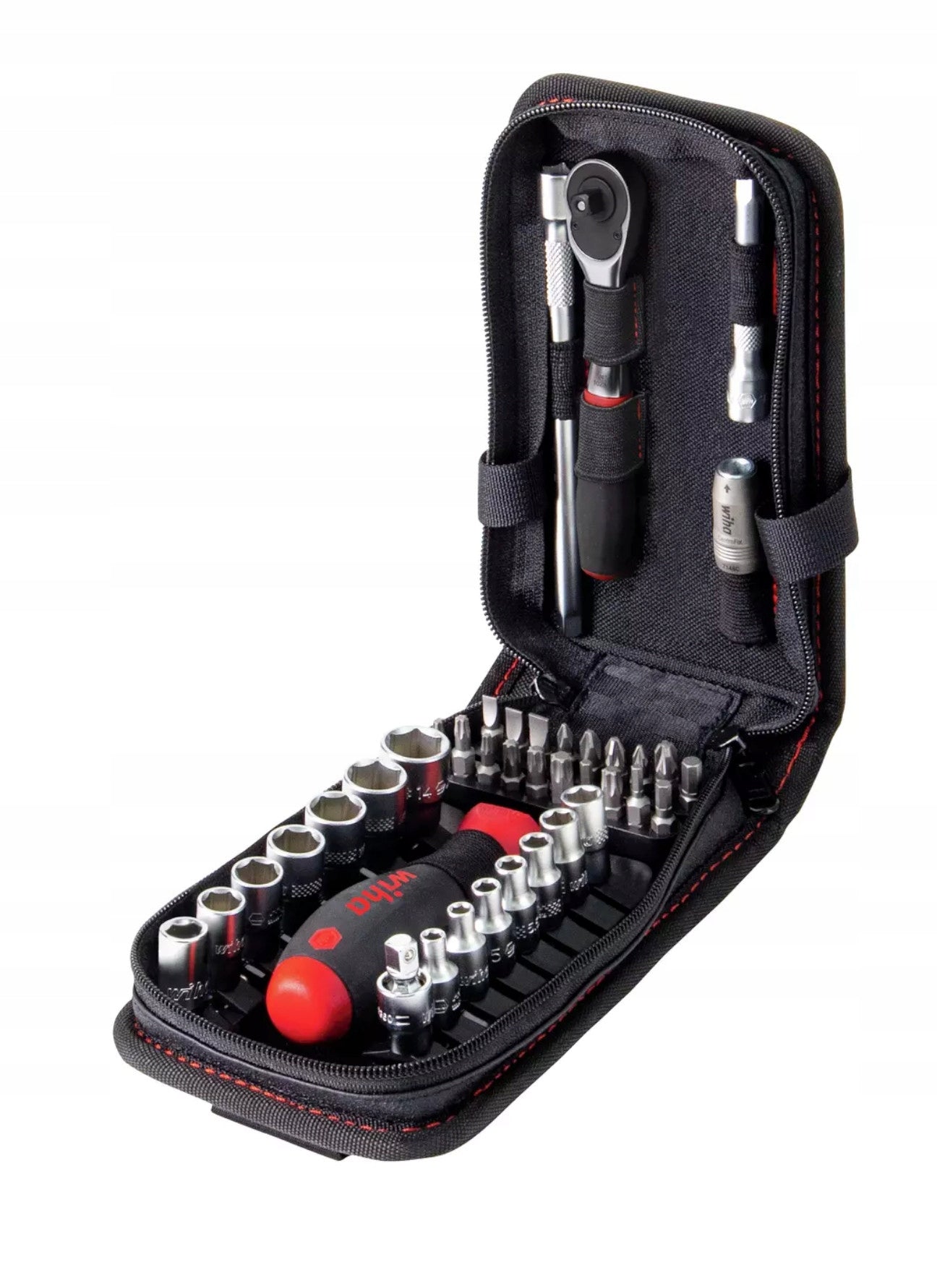 WIHA Socket wrench set 1/4" 40 pieces in pencil case 44684 Manufacturer code 44684