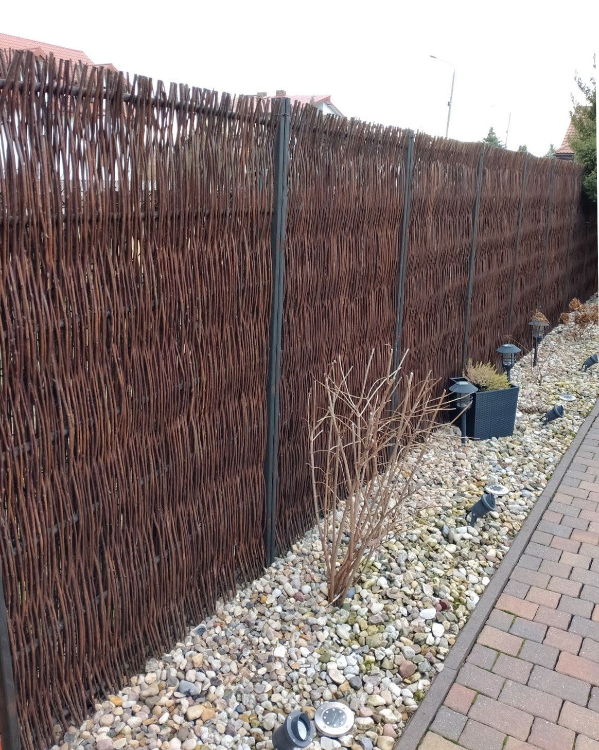 WIKLINOWY with frame 180 x 120 wicker mat Length 1.2 m