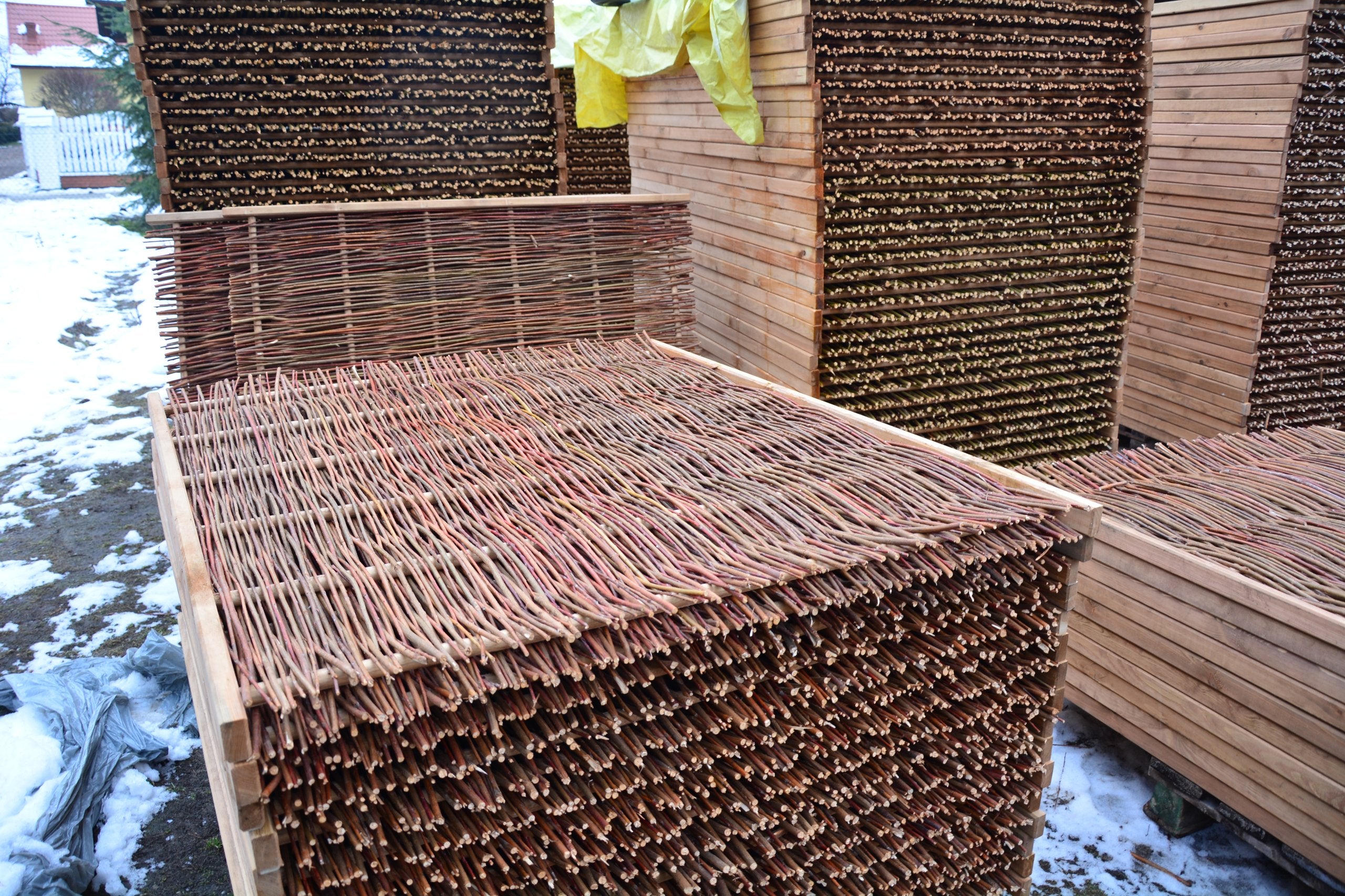 WIKLINOWY with frame 180 x 120 wicker mat Manufacturer Wiklinowy