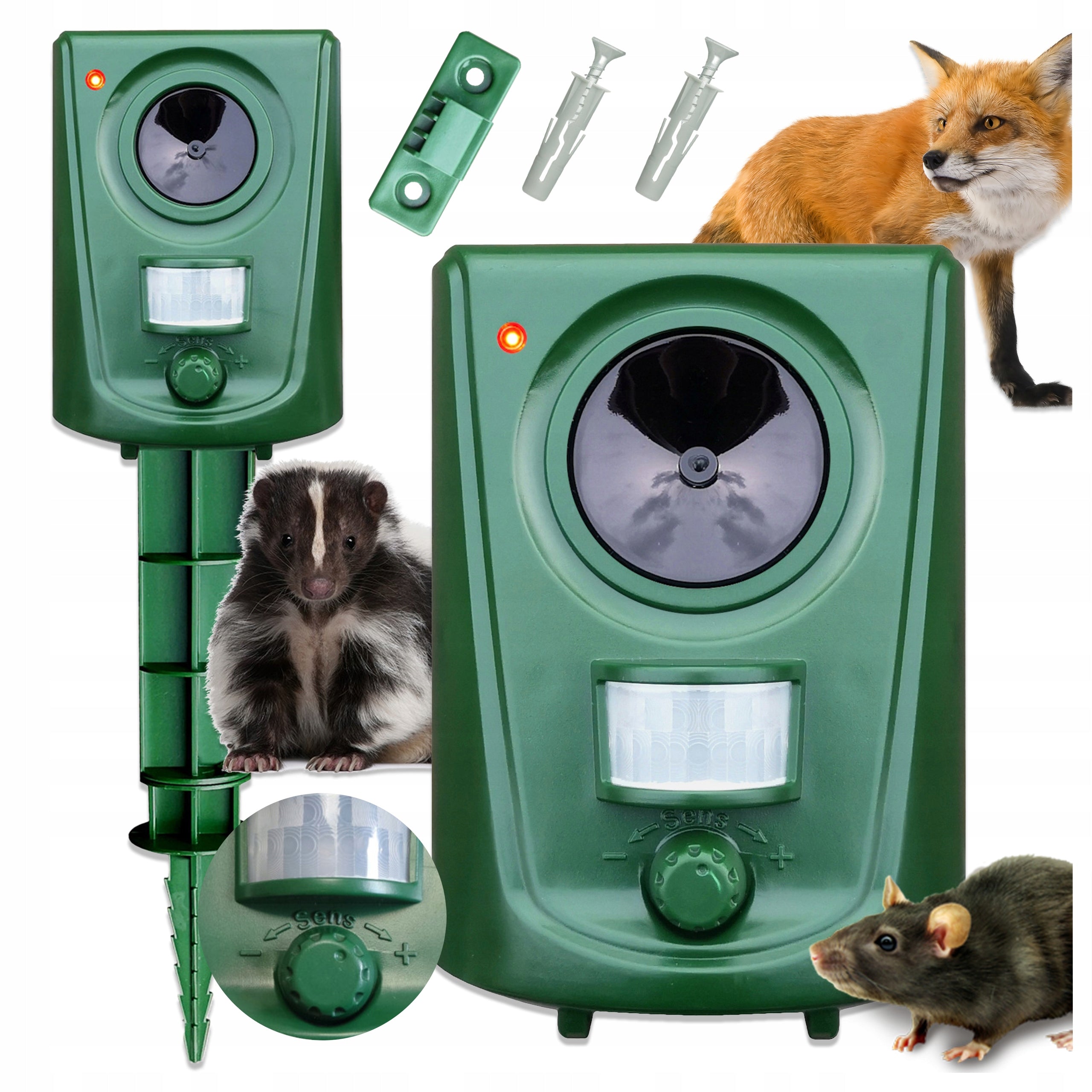 WILD DETERRENT Roe deer Dogs Cats Birds Animal Movement Locator Packaging status original