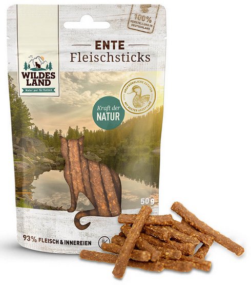 WILDES LAND CAT duck sticks 50g
