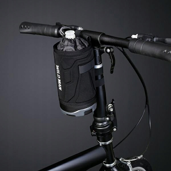 WILDMAN Bicycle Pouch/Handle R1 Frame Pouch Black-Grey /Black-Gray For multipurpose