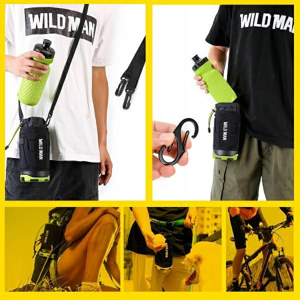 WILDMAN Bicycle Pouch/Handle R1 Frame Pouch Black-Grey /Black-Gray Product weight with unit packaging 0.15 kg