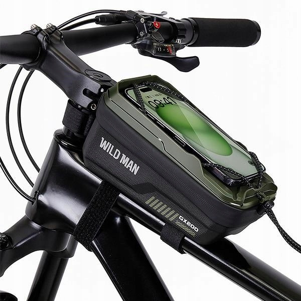 WILDMAN Bicycle frame pouch GX200bike holder green/green