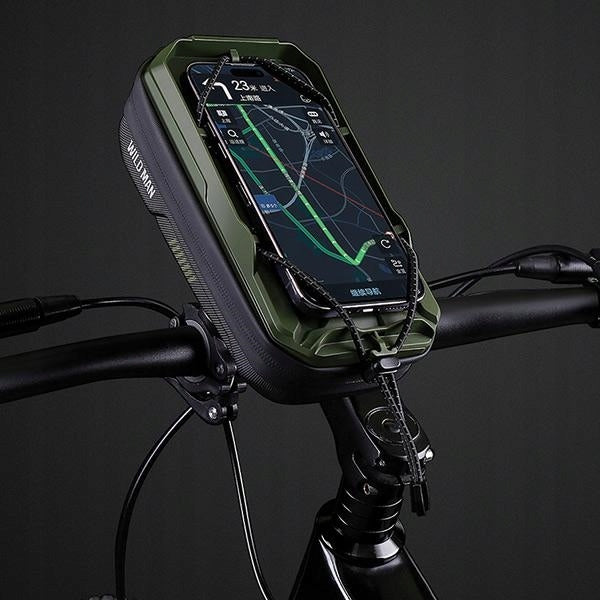 WILDMAN Bicycle frame pouch GX330bike holder green/green
