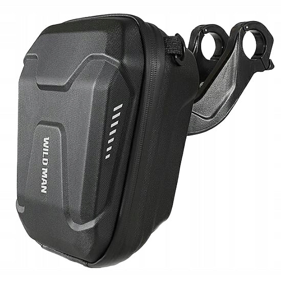 WILDMAN E8 Bike Handlebar Pouch Black Handlebar Bag Brand Wild Man