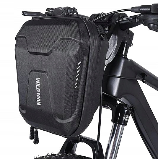 WILDMAN E8 Bike Handlebar Pouch Black Handlebar Bag