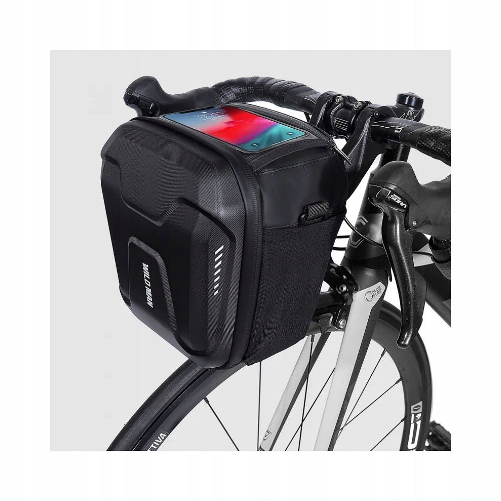 WILDMAN bicycle handlebar pouch with lock GS9 3L black Brand Wild Man