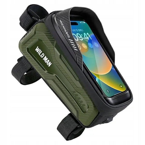 WILDMAN bicycle pannier for lock frame 1L (4" - 7") M20 green