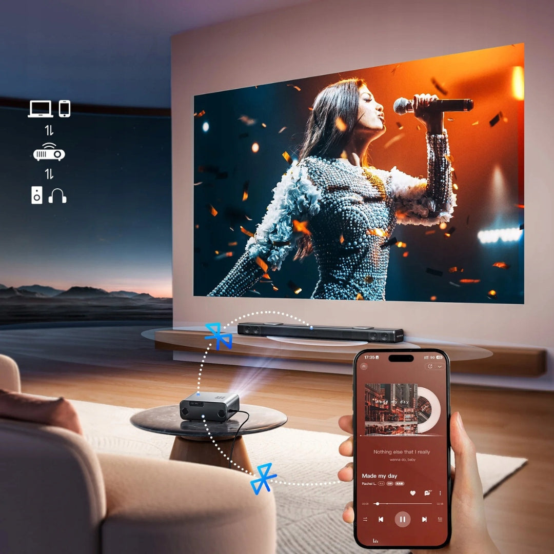 WIMIUS G1 Google TV Projector Netflix Dolby Audio WiFi 6 Bluetooth HDR10 Packaging status original