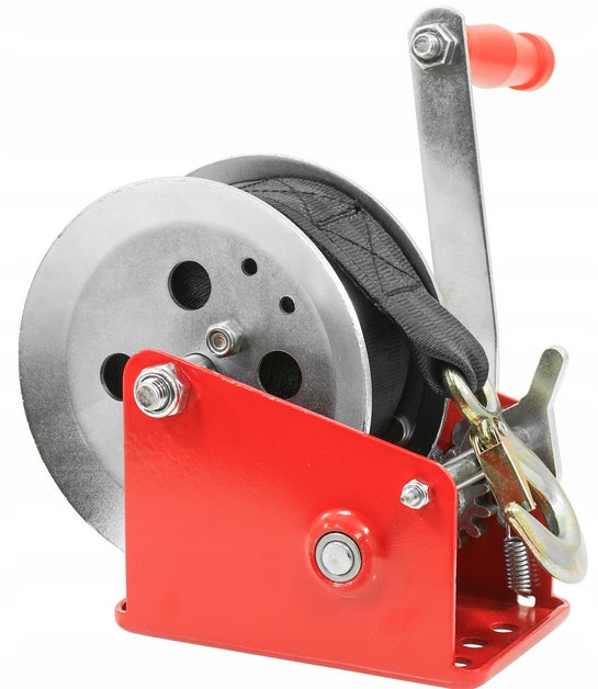 WINCH HAND CRANK BELT WINCH FOR CRANK 850kg BELT 10m Manufacturer code V87248