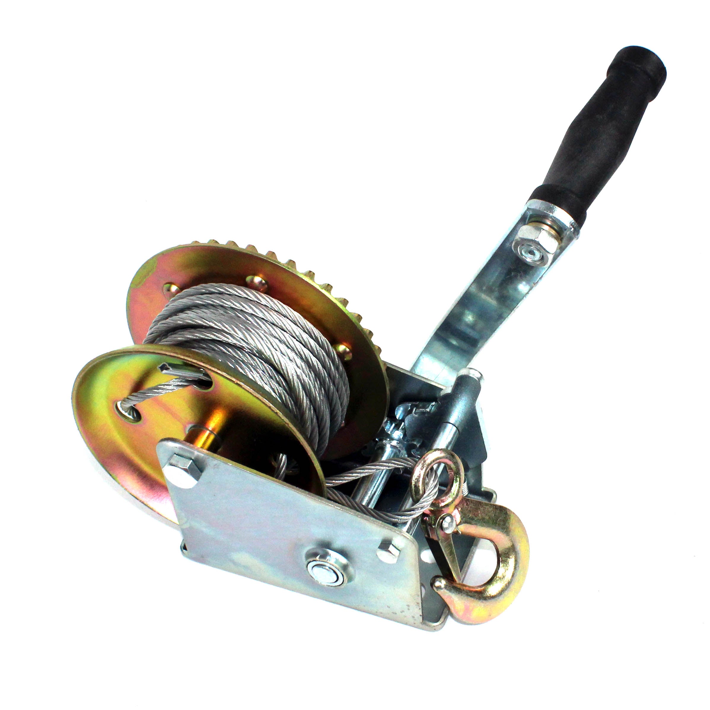 WINCH HAND CRANK WINCH 500lbs FOR PULLING QUAD BOATS Manufacturer code FT1200