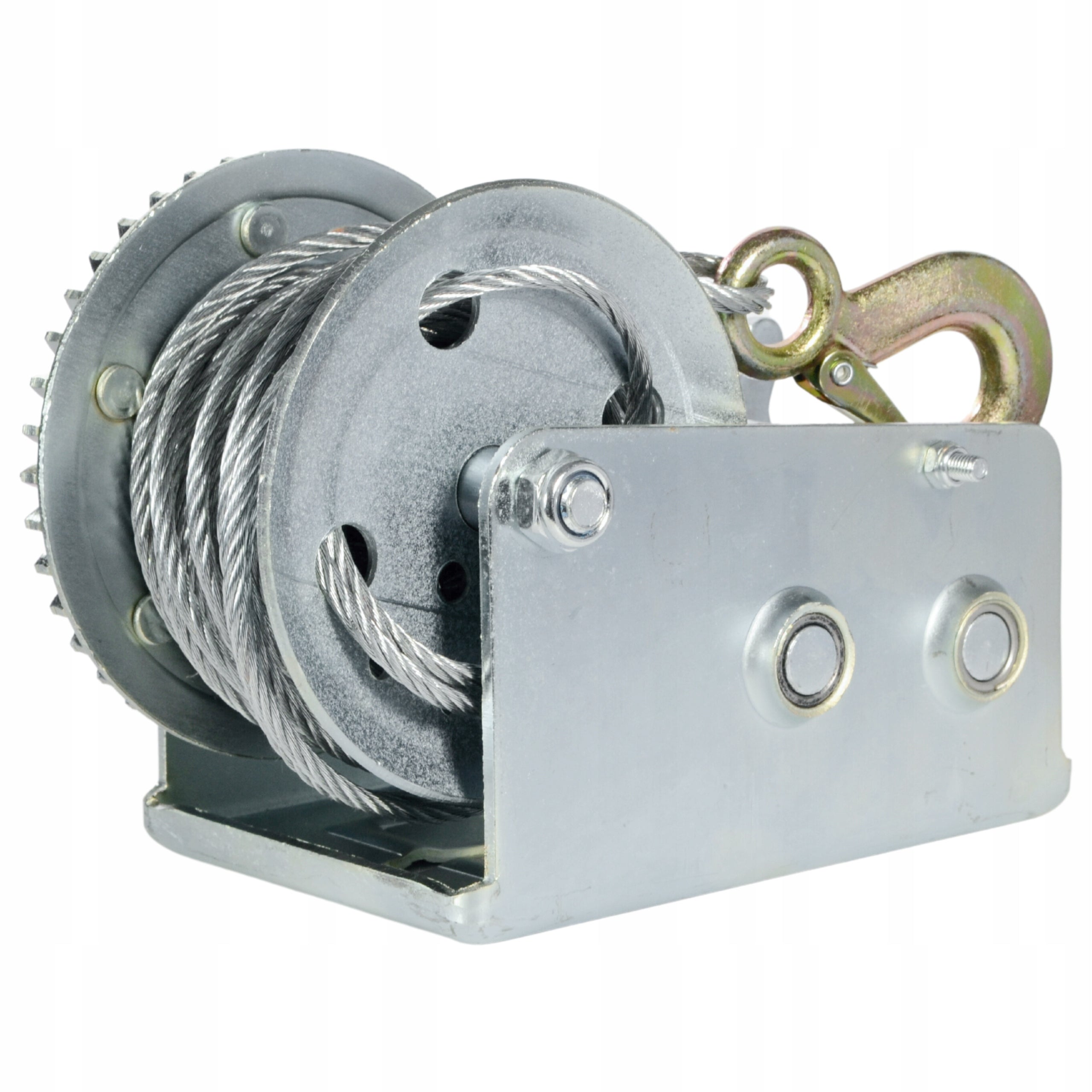 WINCH HAND ROPE CRANK WINCH 2500LBS 1133KG BLACK Product weight with unit packaging 5 kg