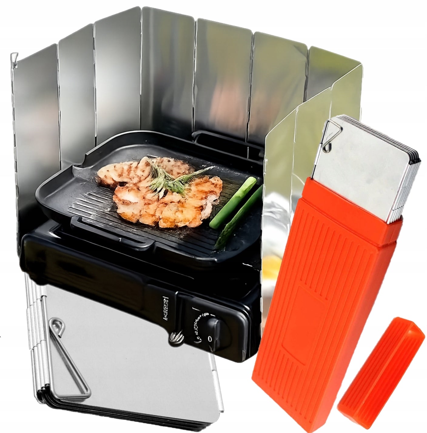WIND COVER FOR BURNER STOVE FOLDING DESIGN 24x83 CM