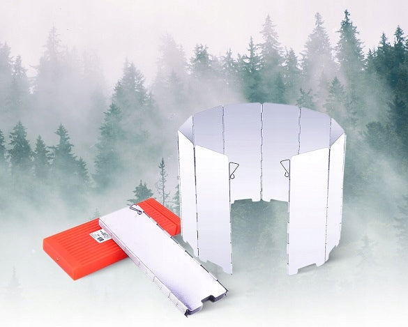 WIND COVER for FURNACE BURNER aluminum in CASE MaxiCamp Packaging status original