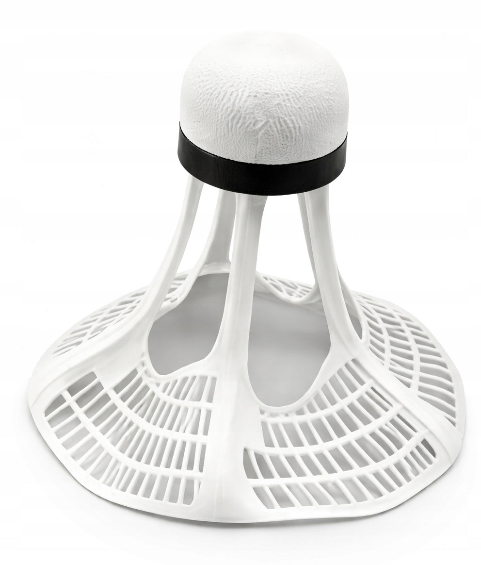 WIND-RESISTANT BADMINTON SHUTTLECOCK - WHITE