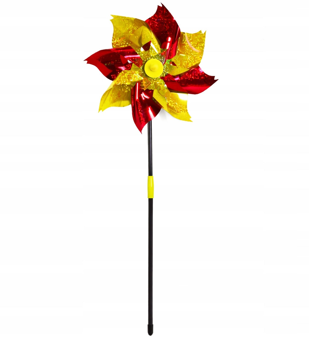 WINDMILL 39CM GARDEN HOLOGRAPHIC FOR BICYCLE TROLLEY BALCONY GARDEN Product height 39 cm