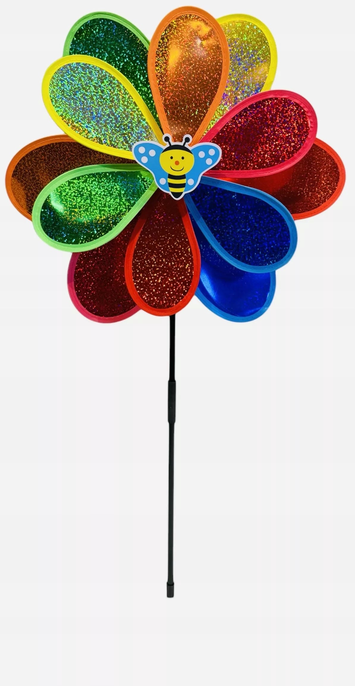 WINDMILL ON A STICK COLORFUL FOR CHILDREN ORNAMENT GARDEN DIAMETER 38CM Manufacturer code TP089