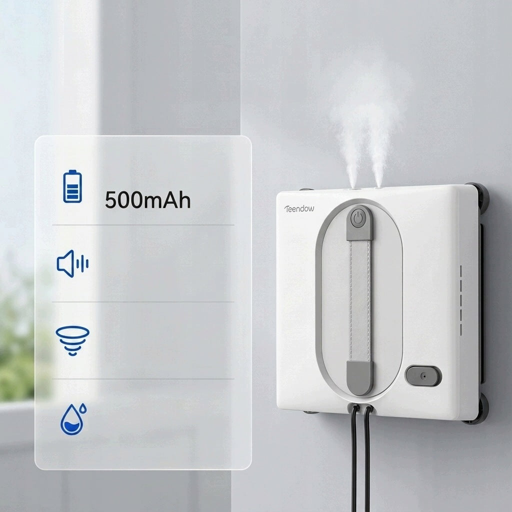 WINDOW CLEANER ROBOT AUTOMATIC SMART MIRROR WASHER SET 55W Packaging status original