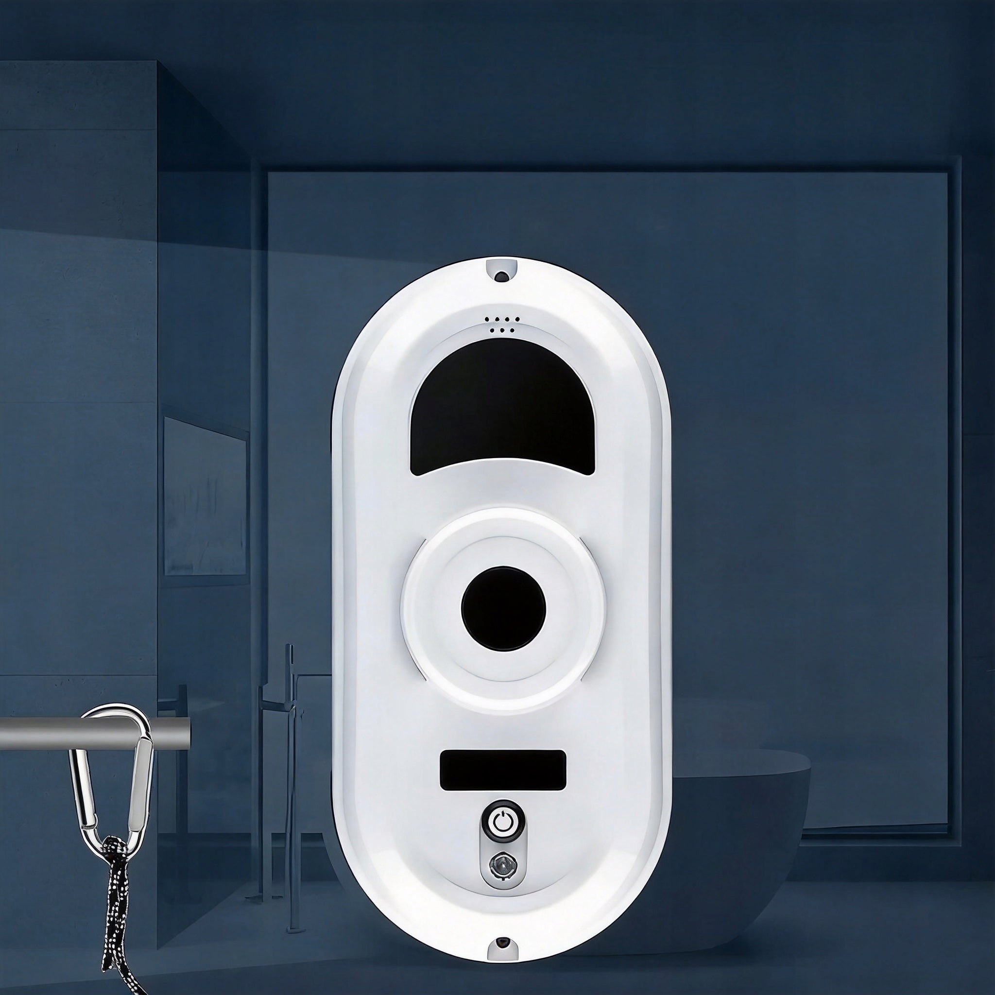 WINDOW CLEANING ROBOT 2800PA SET OF 10 CLOTHS WASHER FOR POLLEN AND DUST WHITE Manufacturer code 6HG5267WHEUMD
