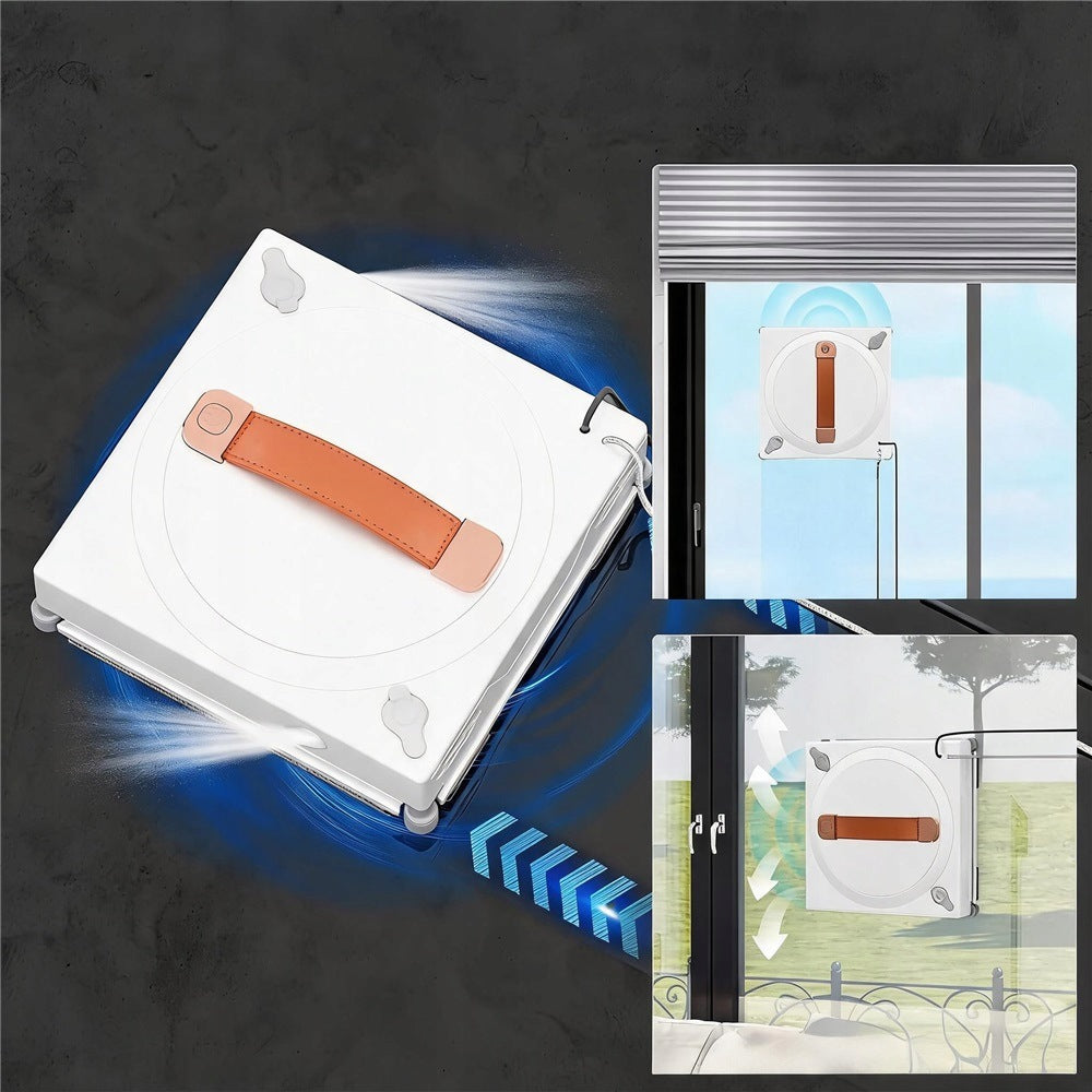 WINDOW CLEANING ROBOT 5000PA SPRAYING 3 WASHING MODES WHITE Dominant color white