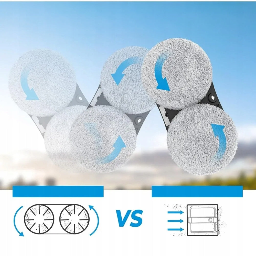 WINDOW CLEANING ROBOT 5600Pa For MIRRORS AUTOMATIC With Remote Packaging status original