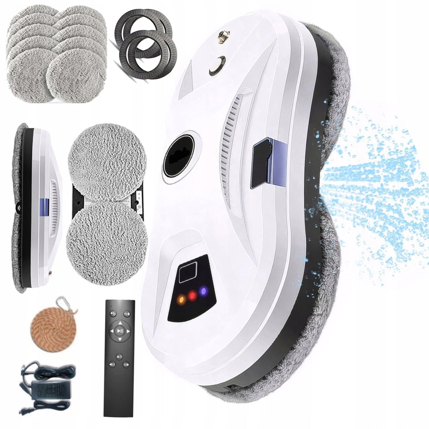 WINDOW CLEANING ROBOT AUTO-SPRAY SMART FOR ALL SMOOTH SURFACES, WINDOWS