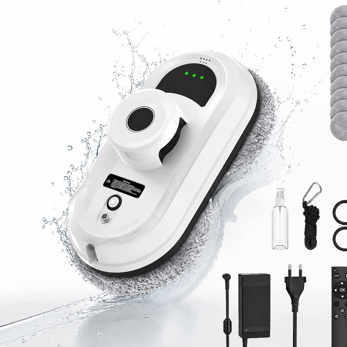 WINDOW CLEANING ROBOT AUTOMATIC SMART MIRROR WASHER SET
