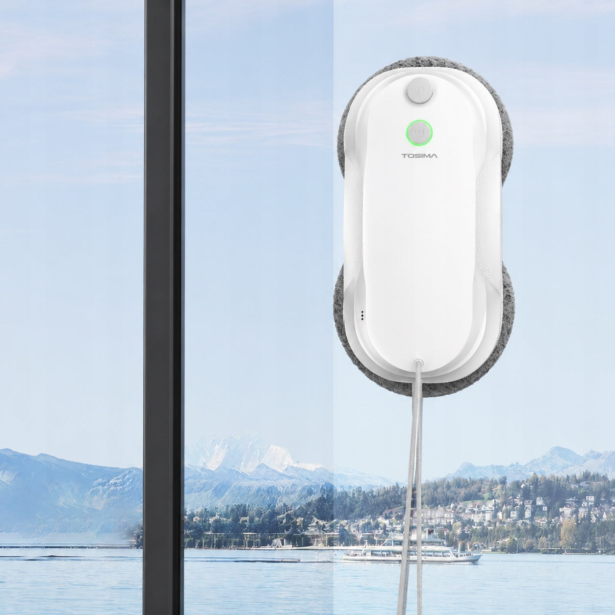 WINDOW CLEANING ROBOT TOSIMA W5 EDGE DETECTION AI STOPS SPRAYING Brand no brand