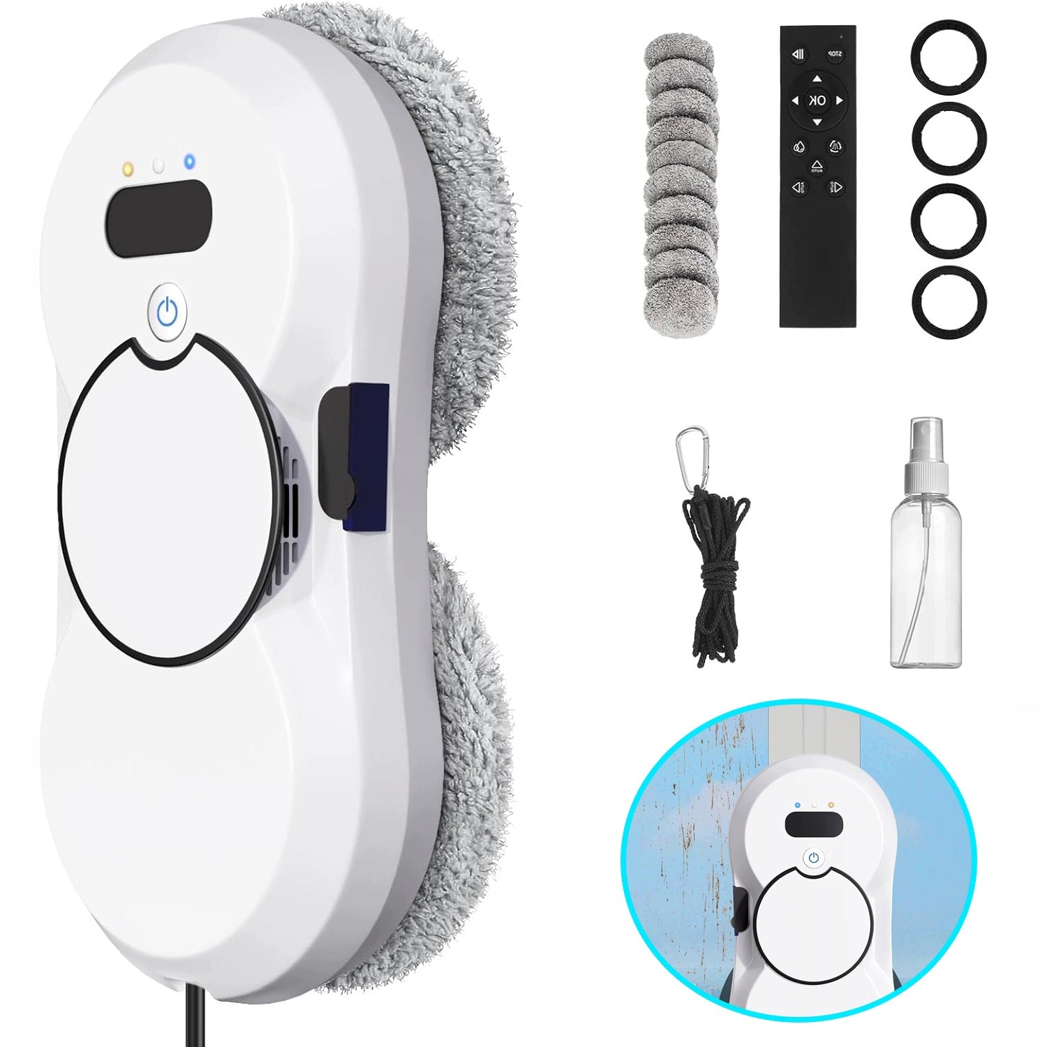 WINDOW CLEANING ROBOT WITH SPRAY FUNCTION, WINDOW CLEANING ROBOT