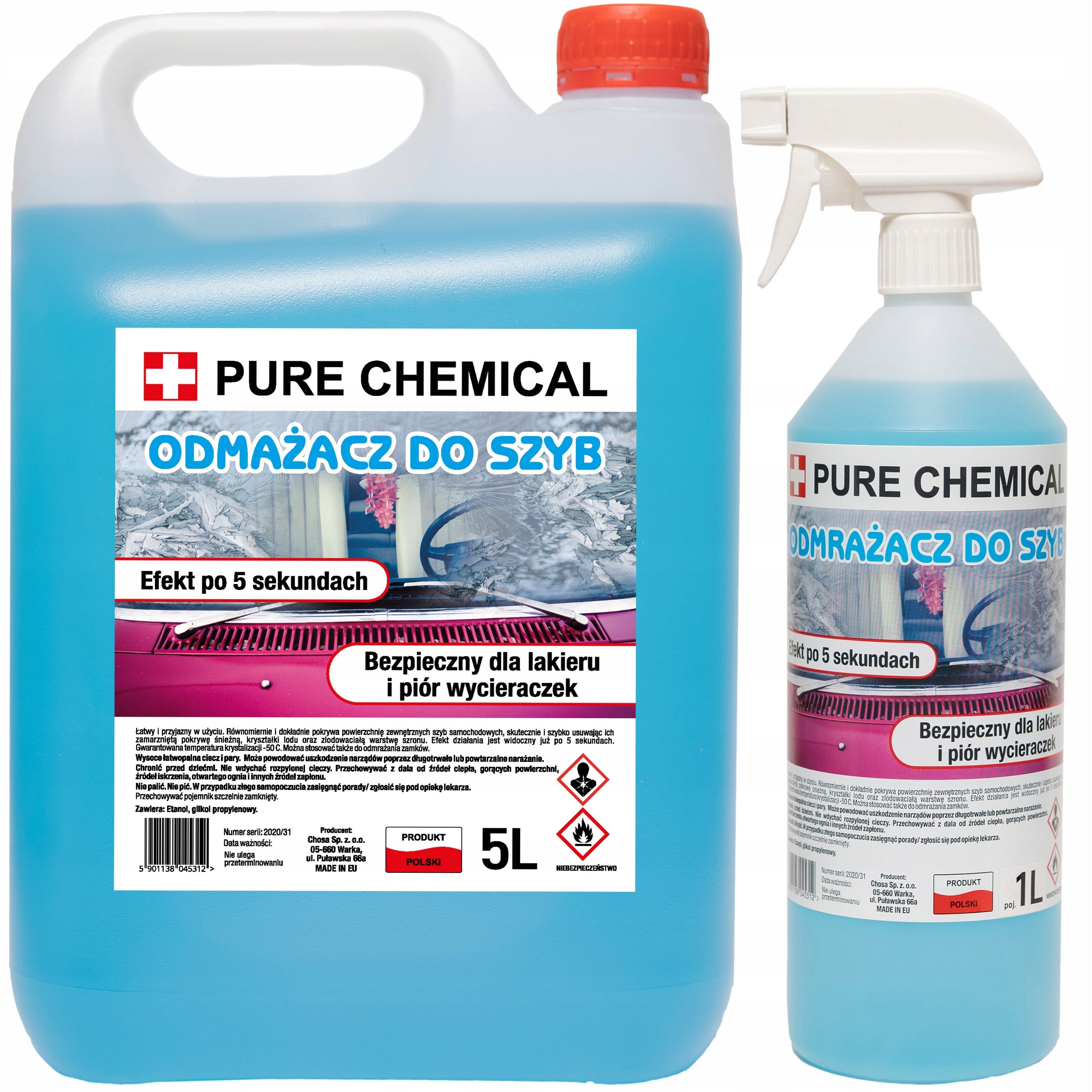WINDOW DEFROSTER STRONG 5L + 1L SPRAY