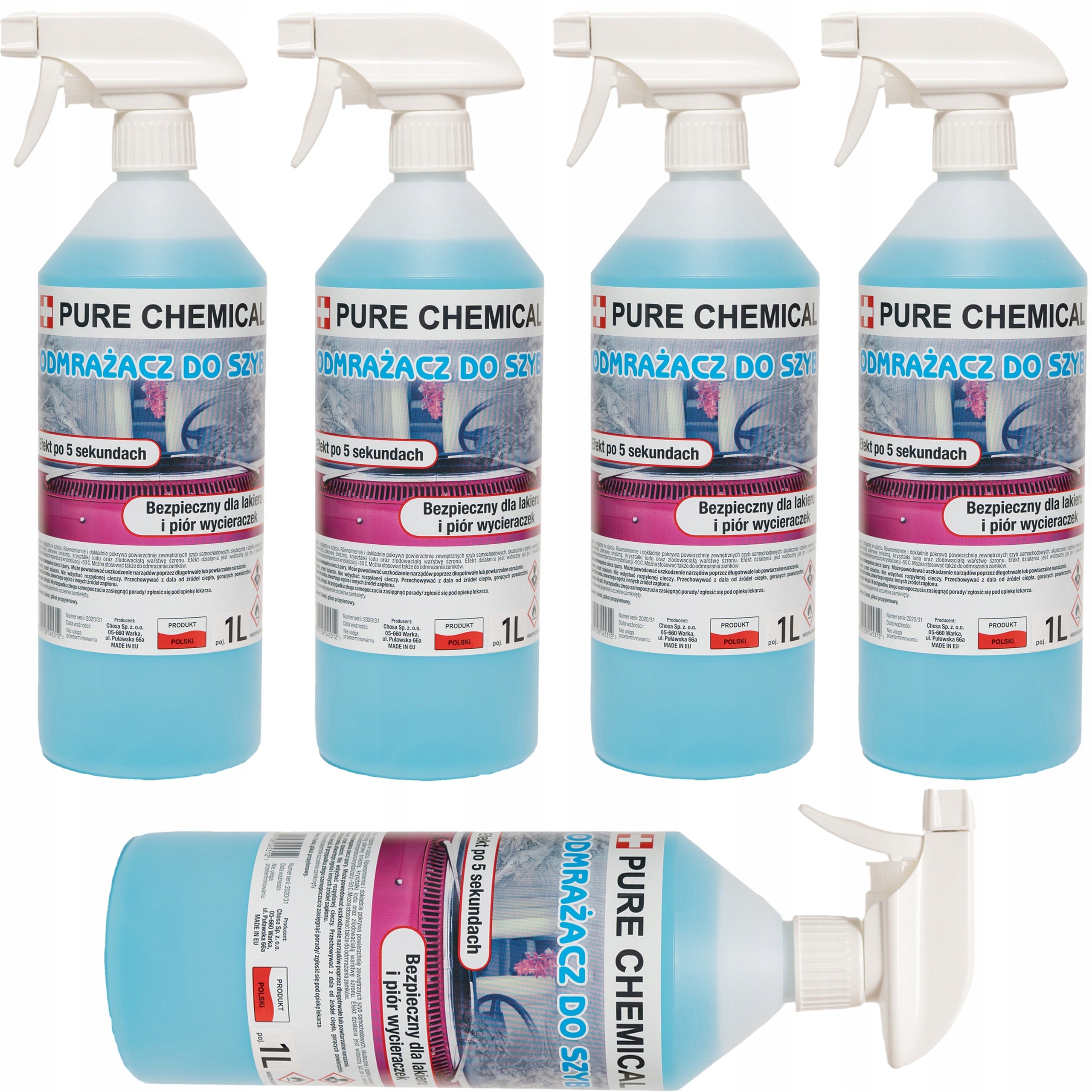 WINDOW DEFROSTER STRONG Pure Chemical 1Lx5