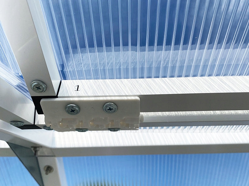 WINDOW FOR GREENHOUSE WITH VENDING MACHINE WHITE PTF POLAND Width 0.63 m