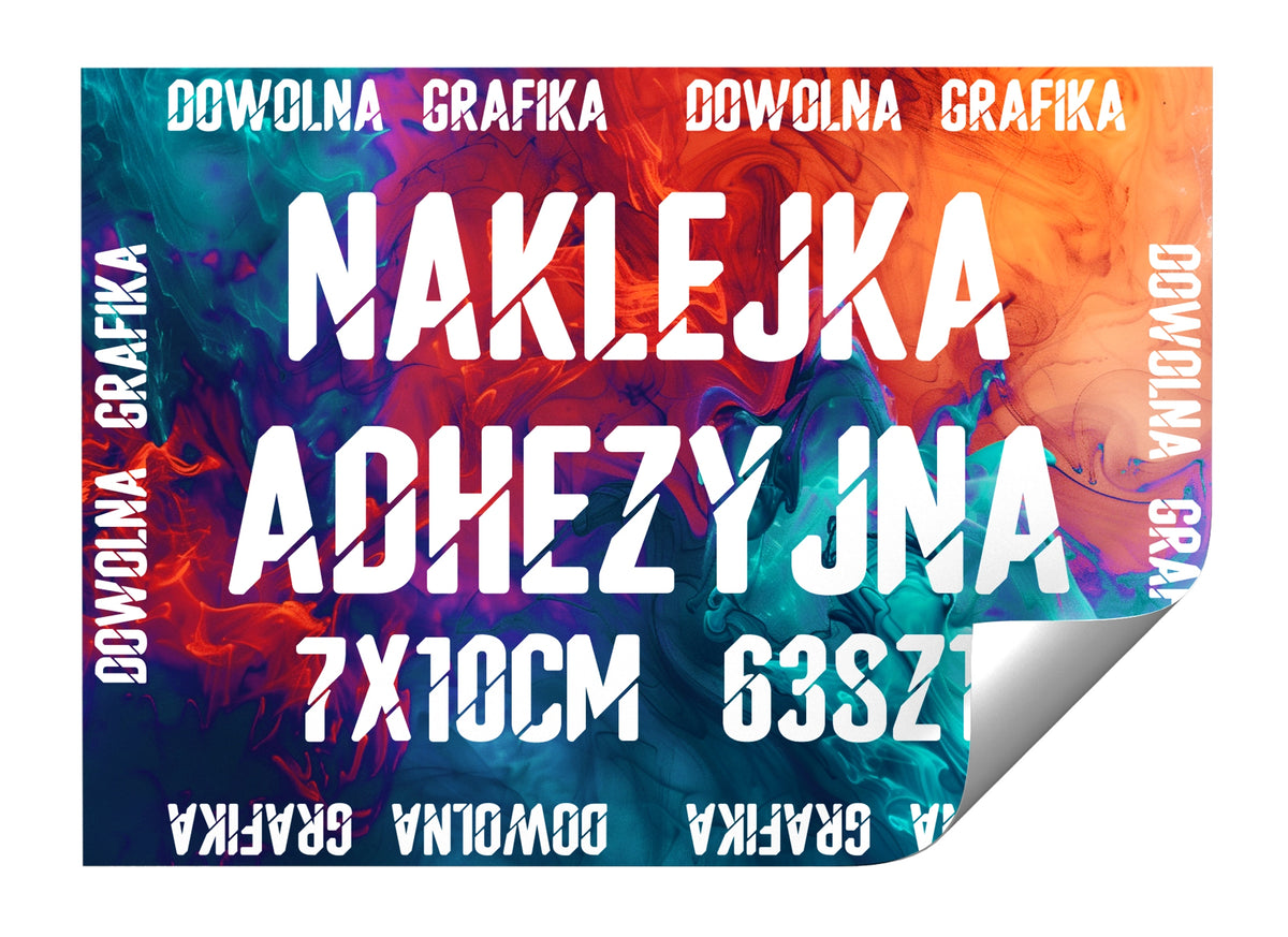 WINDOW LABEL STICKERS WITH LOGO ADHESIVE RECTANGLE 7x10CM 63PCS