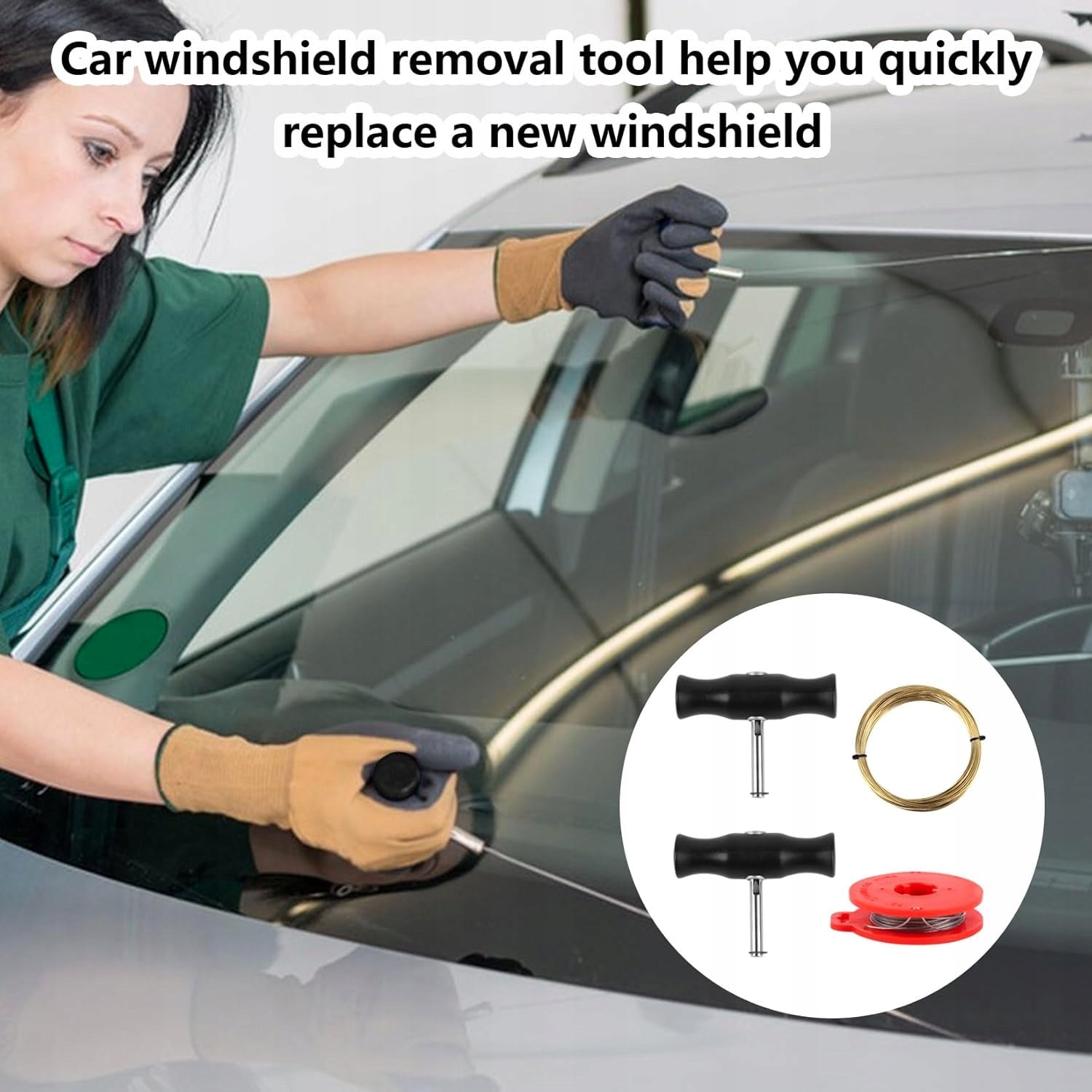 WINDSCREEN REMOVAL TOOL KIT AND 20M AND 10M WIRES Brand Stal