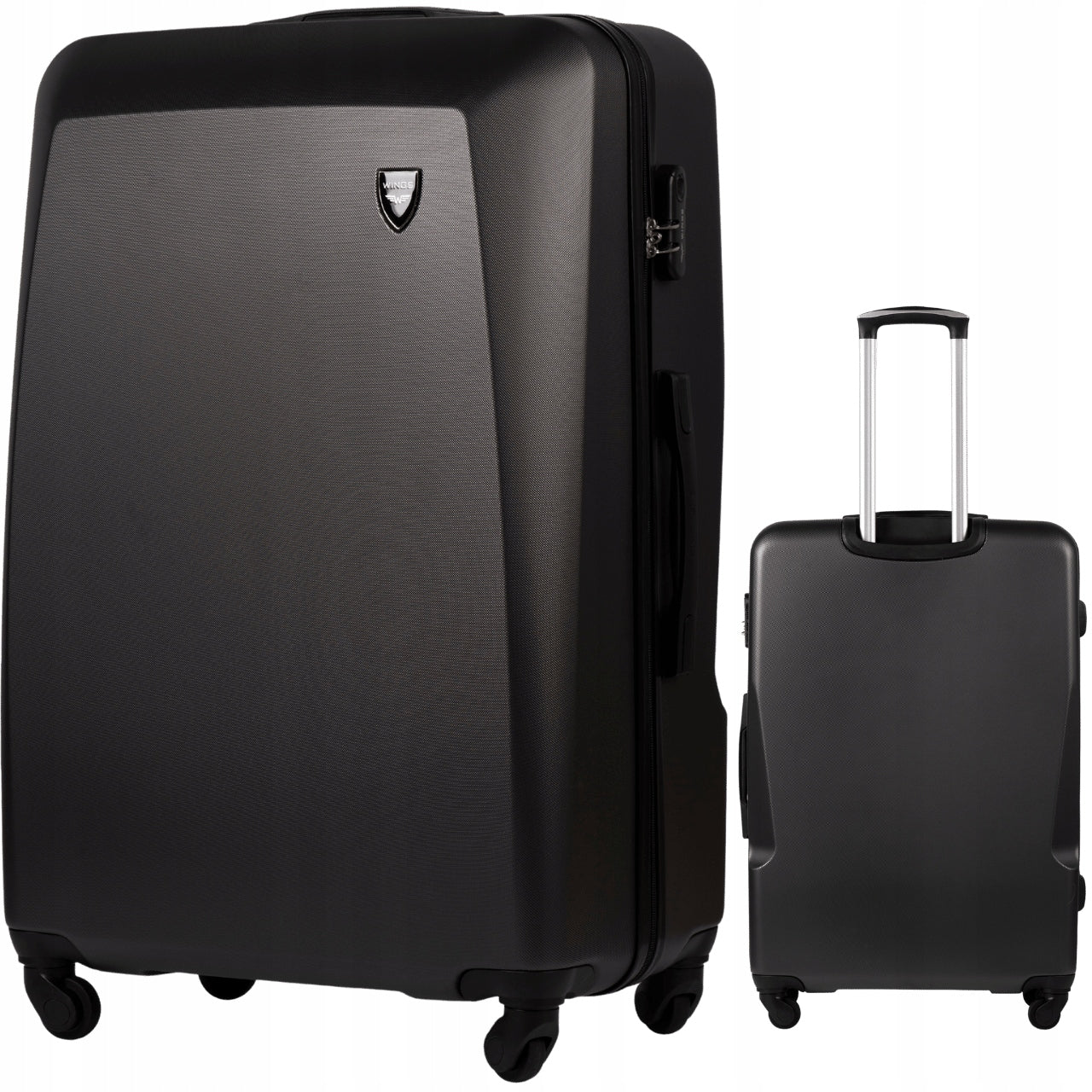 WINGS Large XXL Travel Luggage Strong Spacious Durable 4 Wheels 28 inches