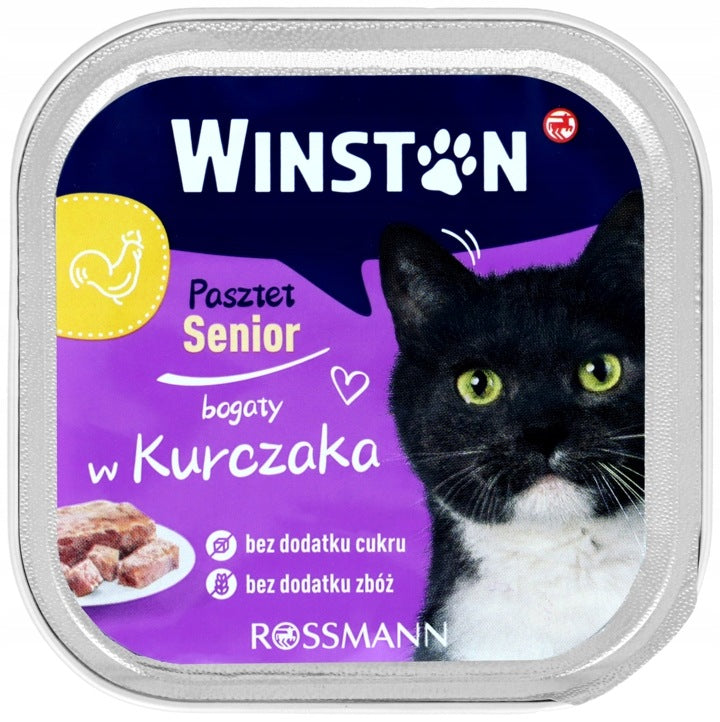 WINSTON WET FOOD FOR OVER 8 YEARS OF AGE 100 G