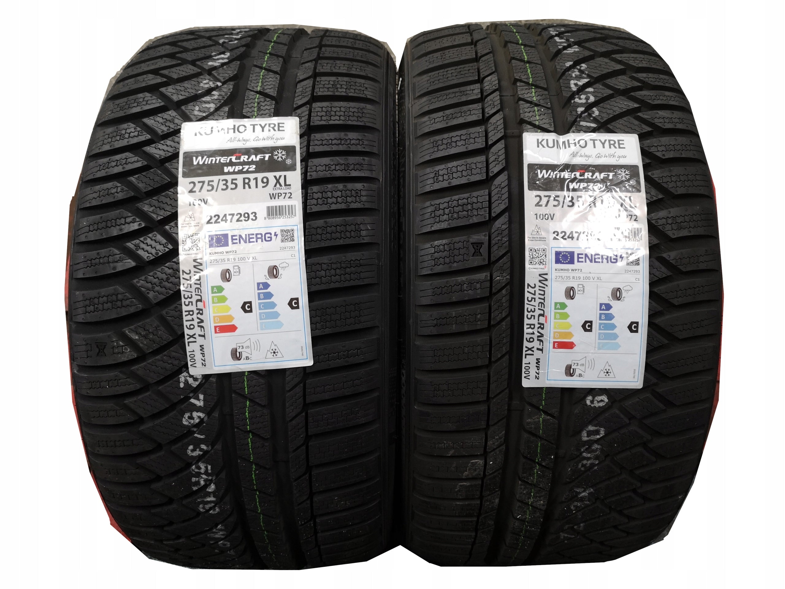 WINTER 275/35/19 275/35R19 100V XL FR KUMHO WINTERCRAFT WP72 2022r